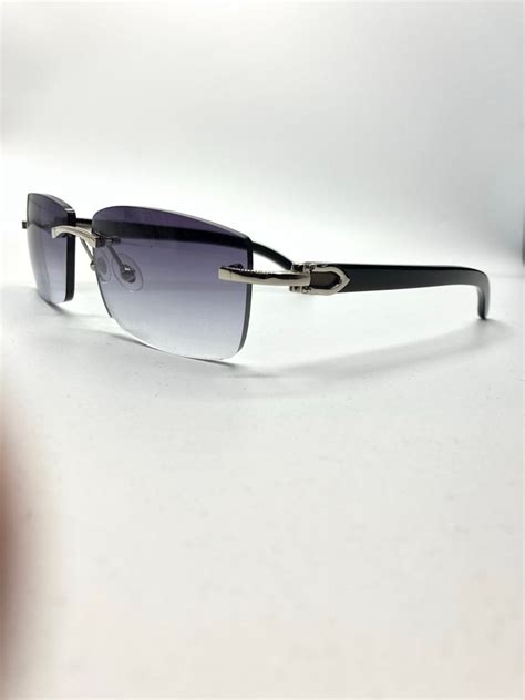 replica cartier buffalo glasses|dark purple cartier buffalo glasses.